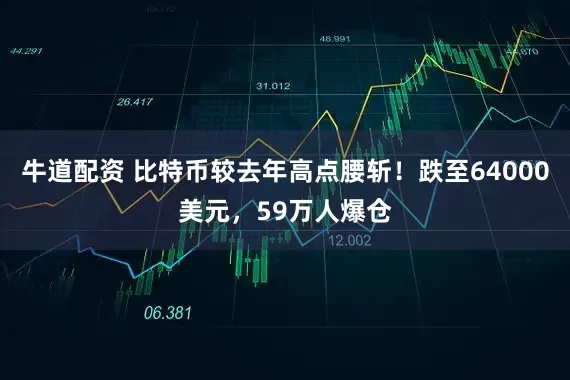 牛道配资 比特币较去年高点腰斩！跌至64000美元，59万人爆仓